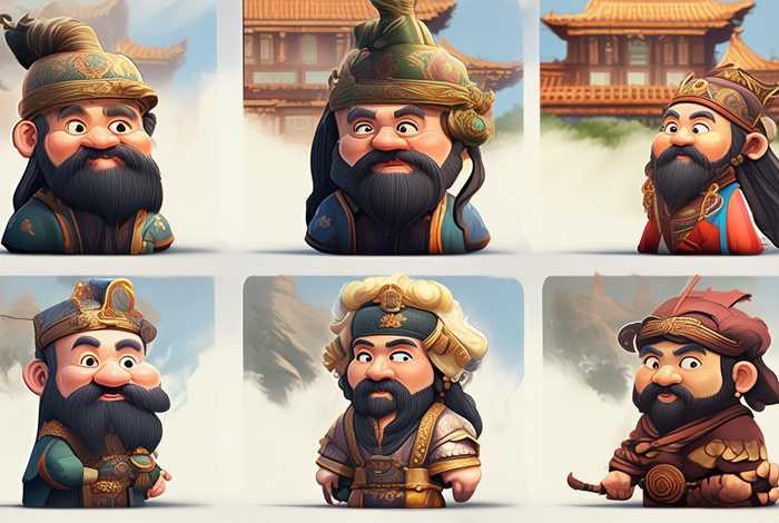 中国历史名人卡通头像 - 中国历史名人画像
