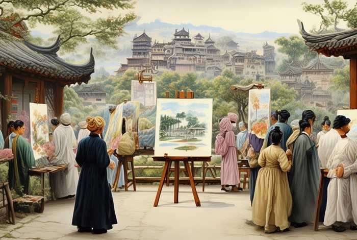 中国油画背后的故事（中国油画背后的故事有哪些）