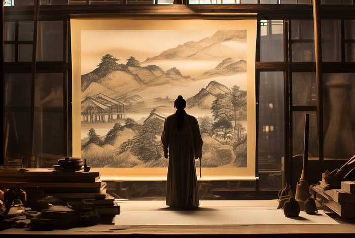 中国历史画家的故事简短 - 中国历史画家的故事简短概括