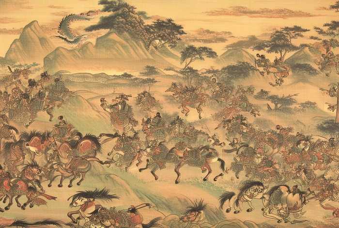 中国历史故事彩绘图片；中国历史故事彩绘图片素材