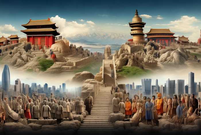 中国历史时刻 - 中国历史时刻进程图照片