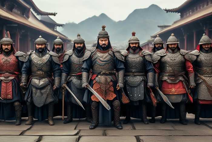 中国历史上武将排名前十 - 中国历史武将武力排名前100名