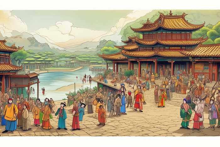中国历史故事彩图简笔画 中国历史故事彩图简笔画大全