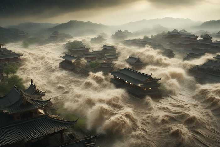 中国历史洪水（中国历史洪水最大的是哪一年？）
