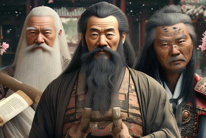 中国三位历史人物及他们的故事；中国三位历史人物及他们的故事是什么