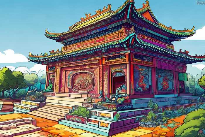 中国历史故事古墓图片简笔画（中国历史故事古墓图片简笔画彩色）