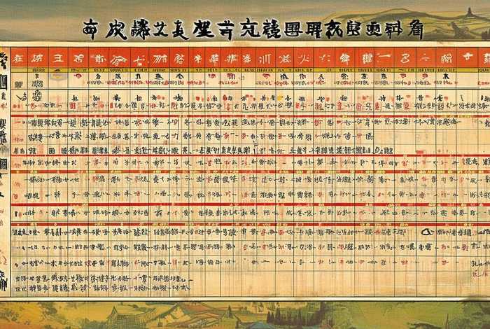 中国历史年号对照表、中国历史年号对照表图