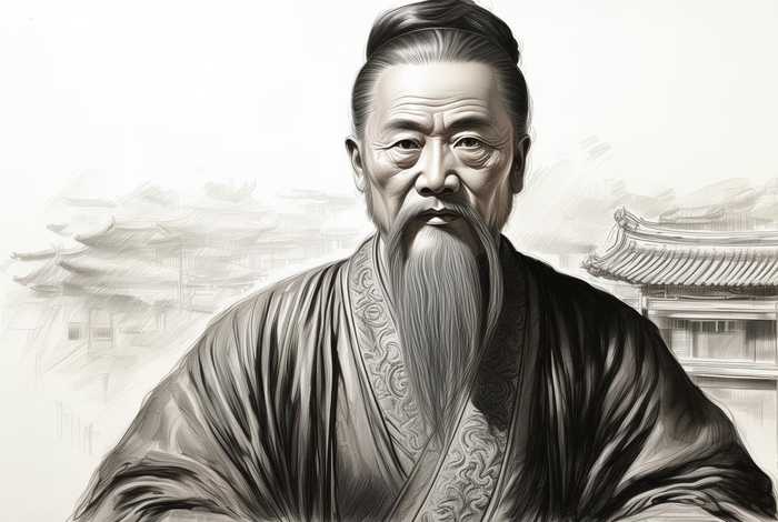 中国历史人物素描画（中国历史人物素描画图片）