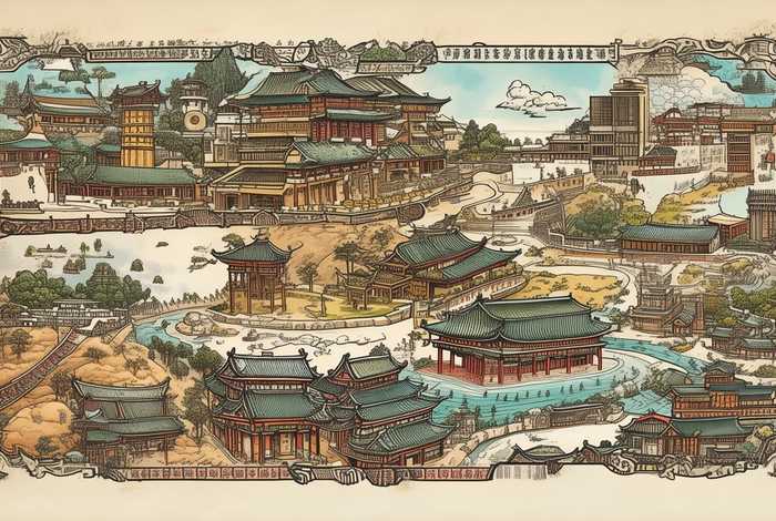 中国历史演变图手绘，中国历史演变图手绘图