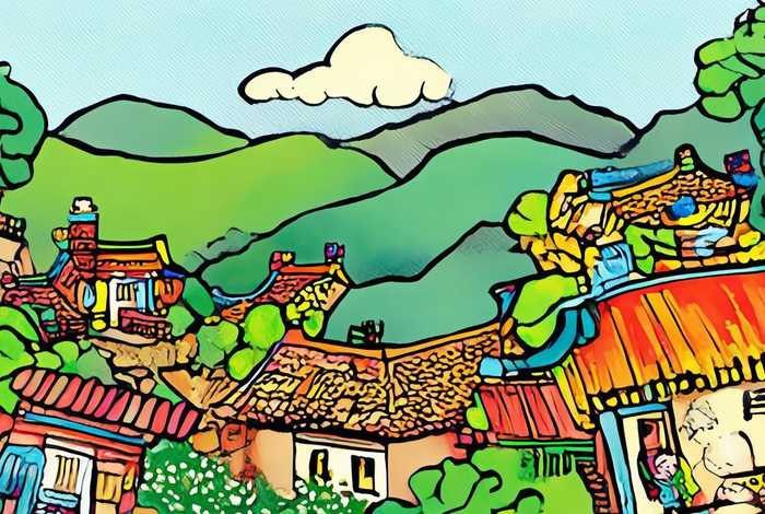 中国民间故事绘本绘画、中国民间故事绘本简笔画