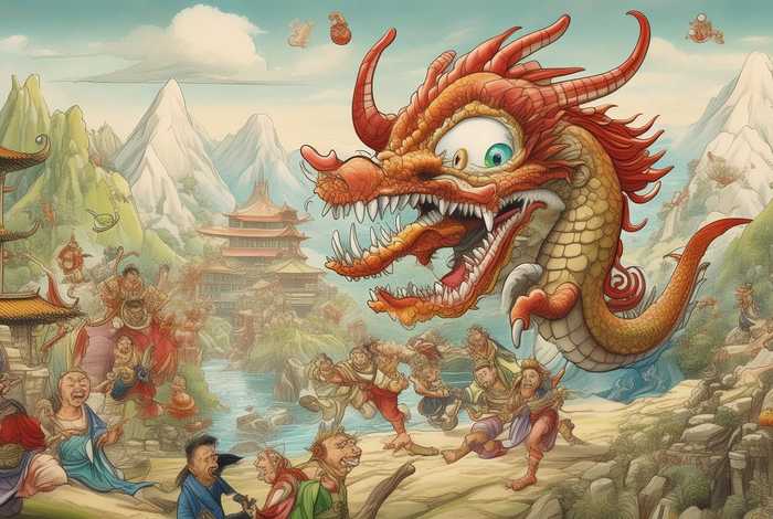 中国历史神话故事搞笑；中国历史神话故事搞笑图片