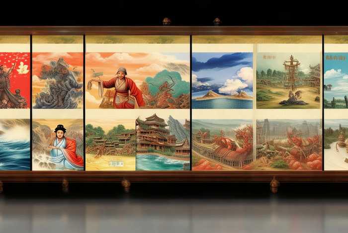 中国历史十二个故事顺序图；中国历史十二个故事顺序图片