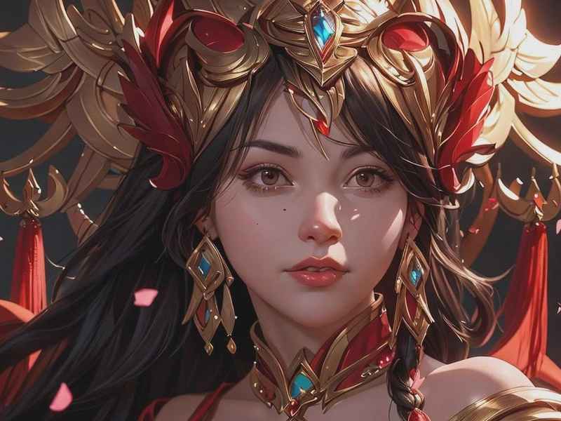 绘画动漫人物虞姬，绘画动漫人物虞姬图片
