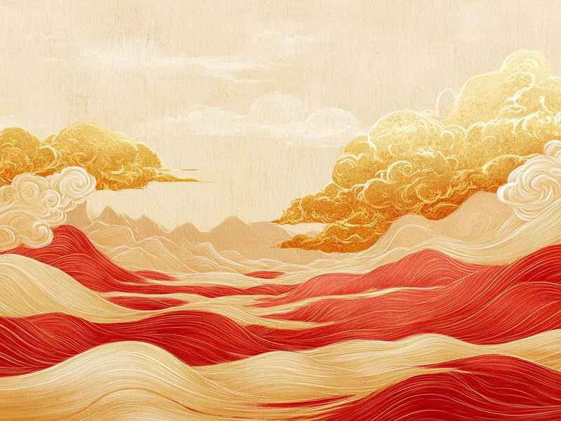 中国红色故事背景图片；红色故事背景图片中国风