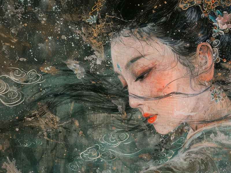 水彩虞姬绘画过程（水彩虞姬绘画过程视频）
