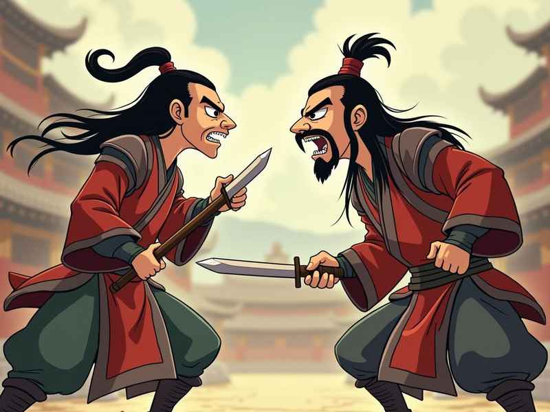 中国历史故事唇枪舌战图片 中国历史故事唇枪舌战图片简笔画
