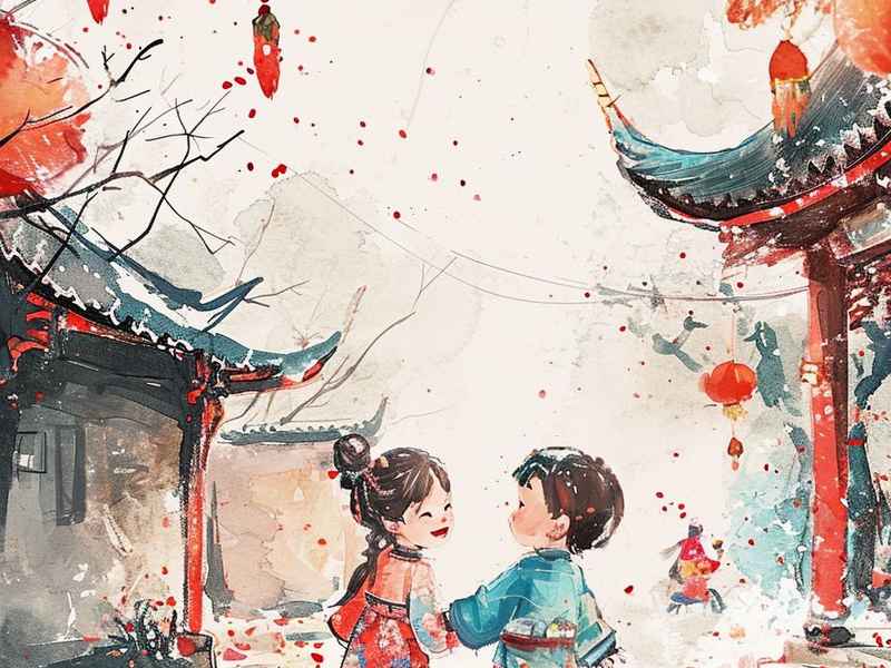 中国年的故事简笔画(中国故事简笔画大全) 中国年的故事简笔画(中国故事简笔画大全)