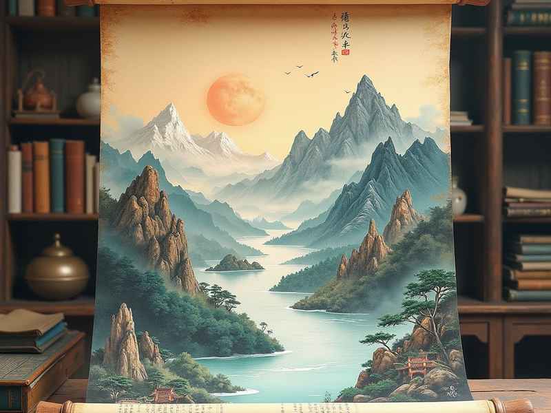 中国历史年表墙饰 中国历史年表图