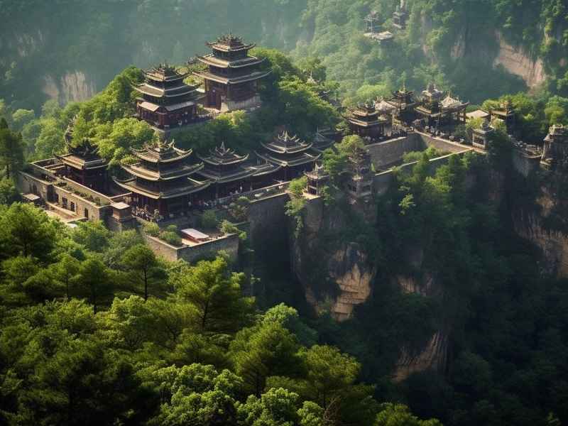 中国历史上因道教闻名于世的大山；中国道教最有名的山