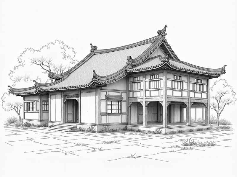 中国历史建筑绘画简单又漂亮（中国历史建筑绘画简单又漂亮图片）