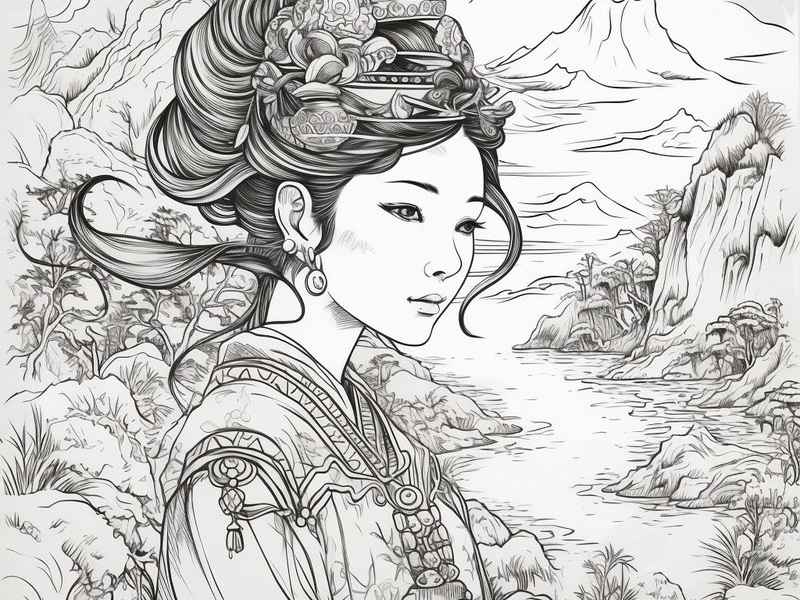 中国历史图画手绘，中国历史图画手绘图片