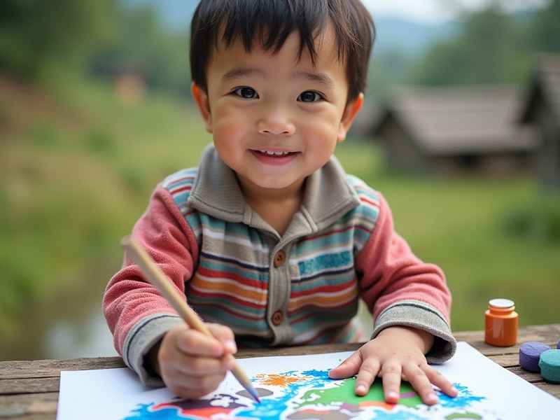 幼儿画中国；幼儿画中国美食