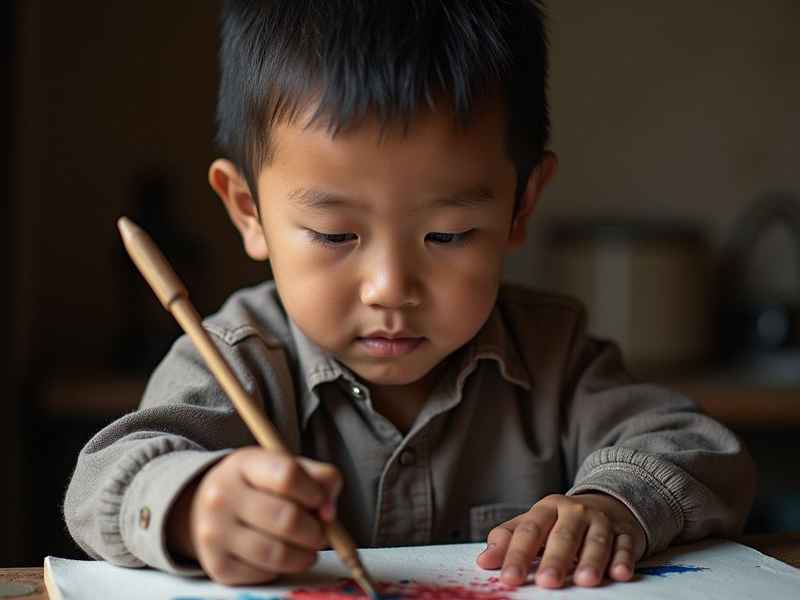 儿童故事《画》，幼儿画故事