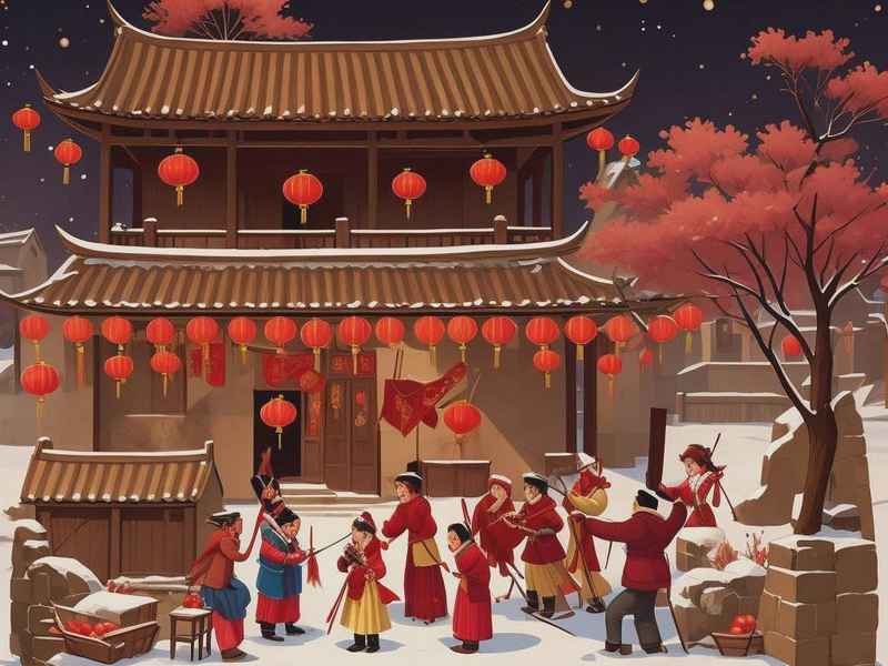 中国年的故事简笔画(中国故事简笔画大全) 中国年的故事简笔画(中国故事简笔画大全)