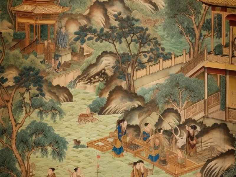 中国古代故事画（中国古代故事画画 视频）
