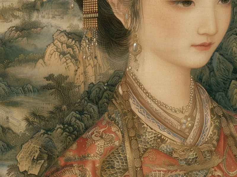 中国历史人物画作对比、中国历史人物画作对比图