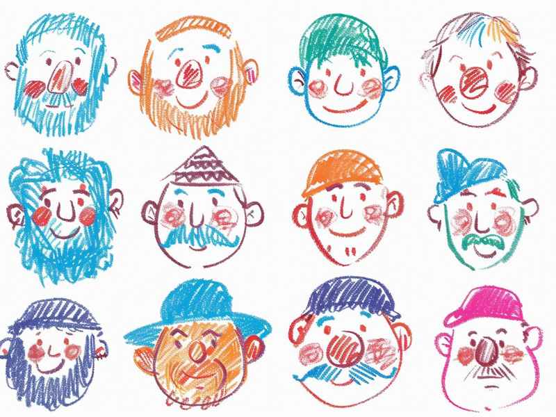 世界历史人物的简笔画怎么画、世界历史人物的简笔画怎么画图片