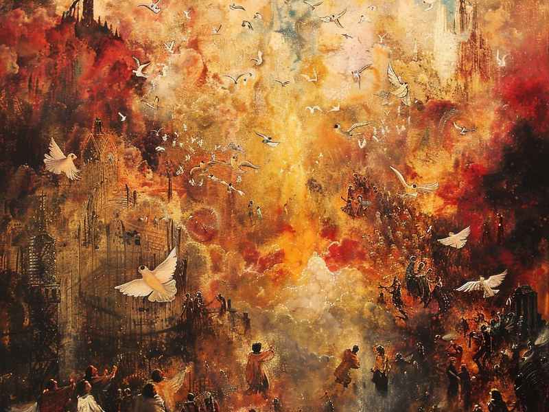 世界历史事件油画，世界历史事件油画图片