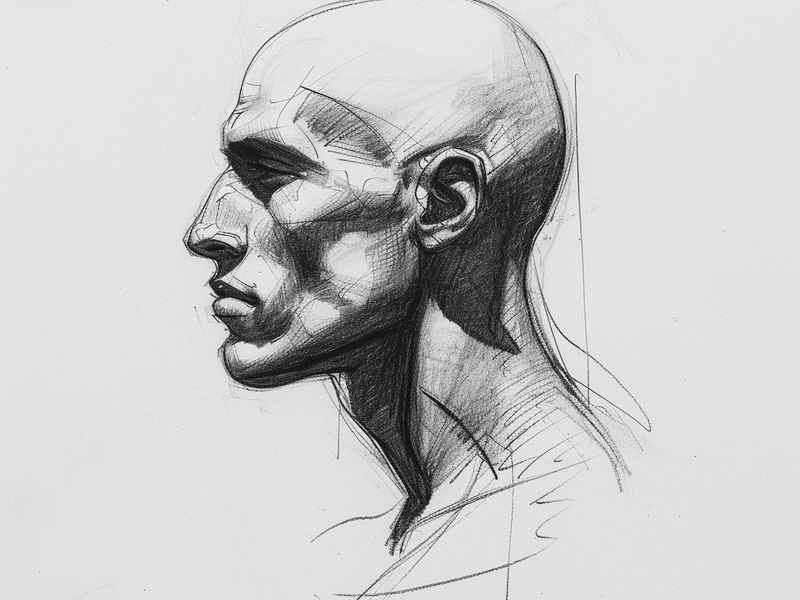 人物速写 头部（人物速写 头部怎么画）