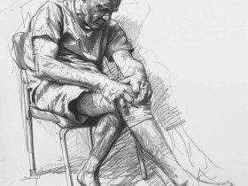 人物速写坐姿比例、人物速写坐姿比例图