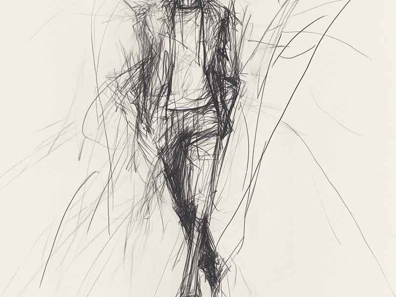 人物速写模特图片，人物速写模特图片素材