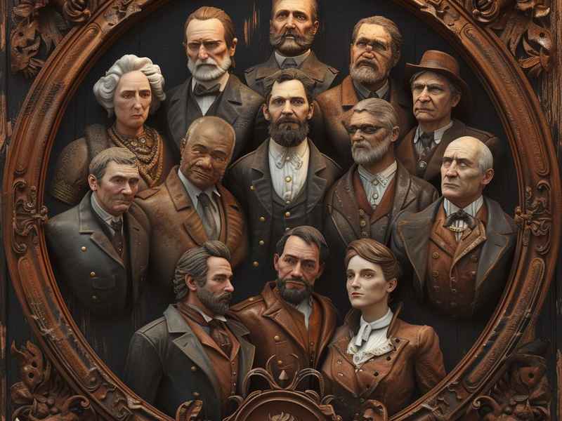 世界历史人物画报图片；世界历史人物画报图片素材