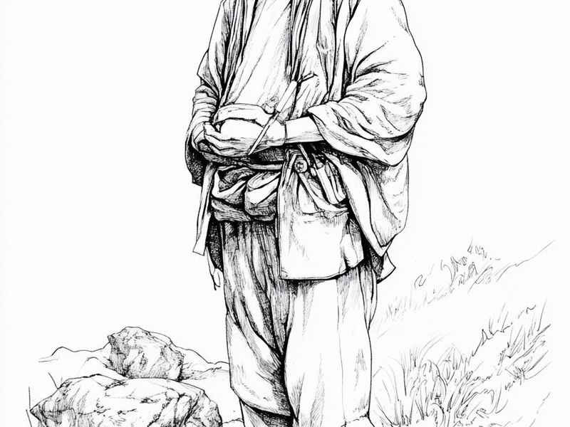 历史人物全身简笔画；历史人物全身简笔画图片