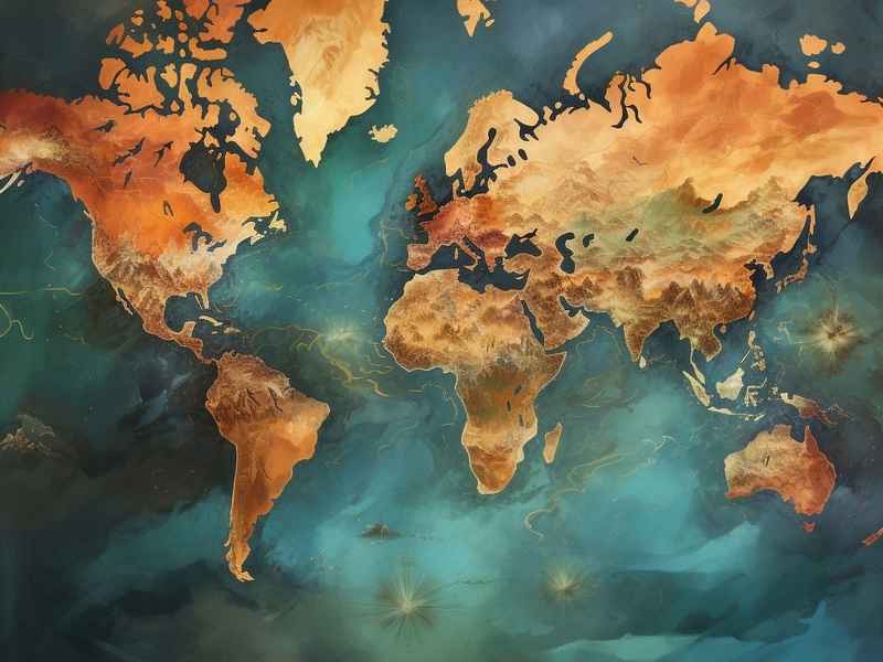 世界竖版地图高清大图；竖版世界地图高清大图 放大