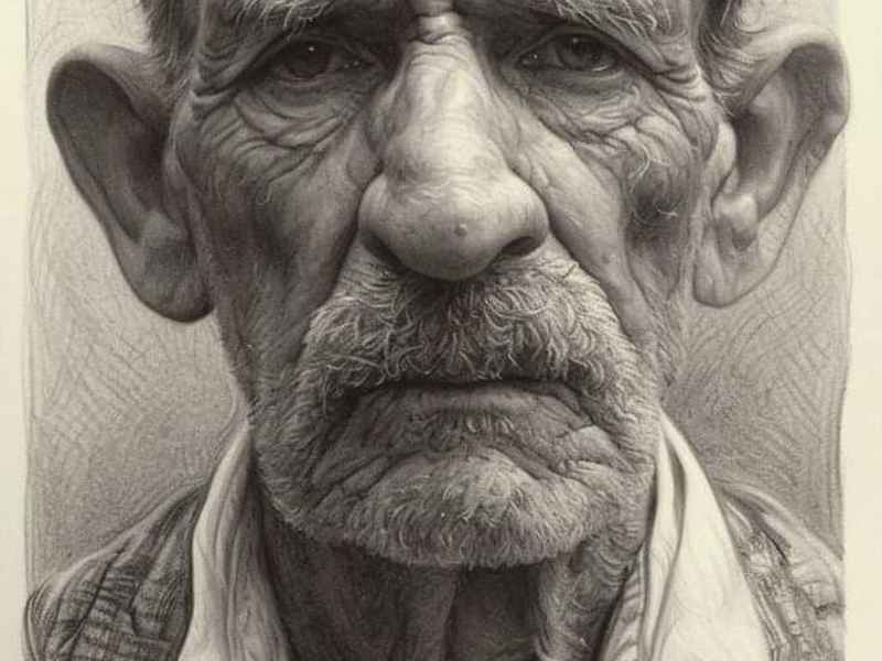 世界著名人像素描 世界著名人物素描作品