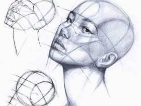 人物头部速写简单、人物头部速写图片简单