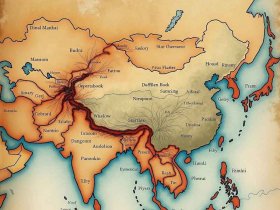 世界历史演变图手绘，世界历史演变图手绘图