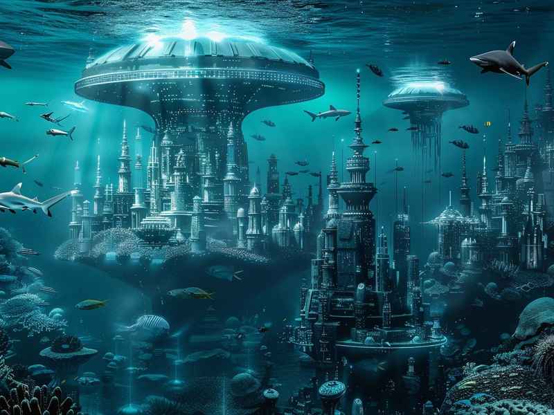 海底世界人物长大样子；海底世界人物长大样子视频