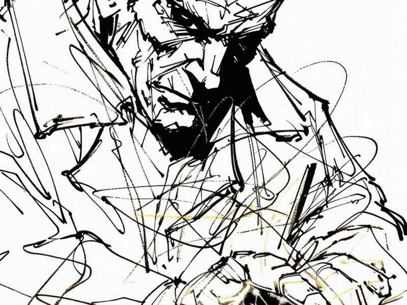 世界速写大师作品临摹；世界速写大师作品临摹图片