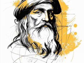 世界历史人物自画像，世界历史人物简笔画