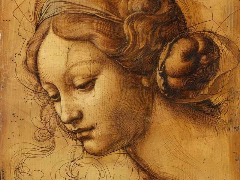 世界名画线描画人物 世界名画线描画人物图片