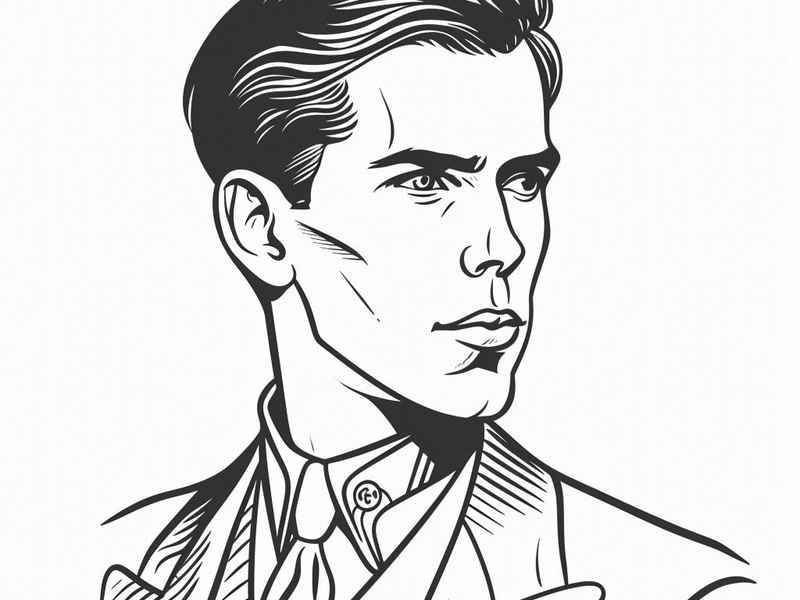 世界著名人物简笔画，世界著名人物简笔画图片