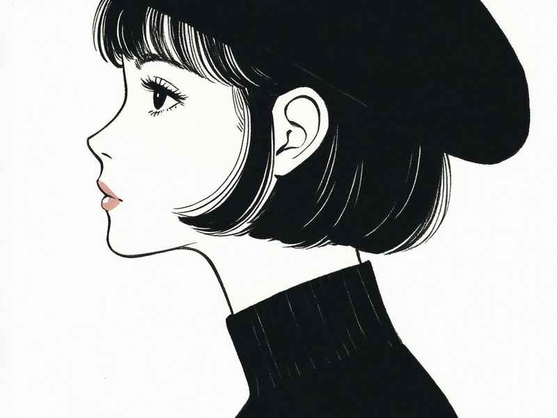 唯美插画手绘头像女生 - 唯美插画手绘头像女生图片