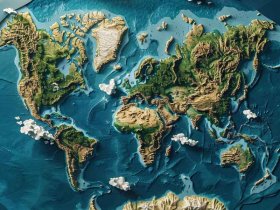 世界高清详细地图；世界高清详细地图图片