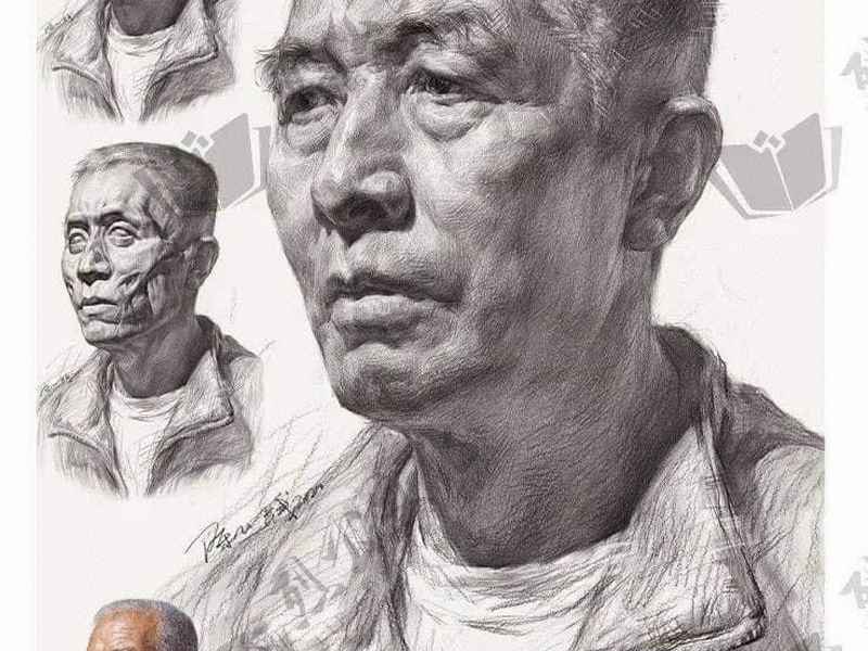 人物速写头部图片大全写生（人物速写 头部图片大全 临摹范本）