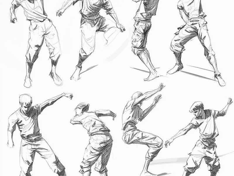 人物速写比例图 - 人物速写比例图怎么画